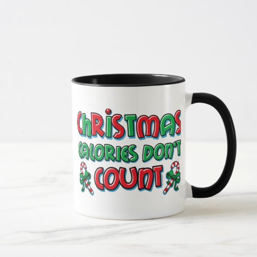 クリスマスのカロリー マグカップ (右)