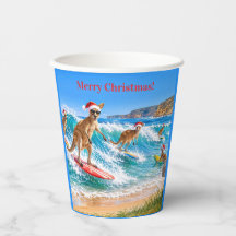 クリスマスのカンガルーサーフィンベルズビーチ