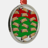 クリスマスのカンノーリ メタルオーナメント (右)