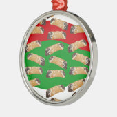 クリスマスのカンノーリ メタルオーナメント (左)