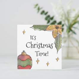 クリスマスのカード、ホリデーカード、クリスマス シーズンカード