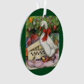 クリスマスのガチョウ オーナメント (正面)