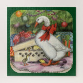 クリスマスのガチョウ ジグソーパズル (縦)