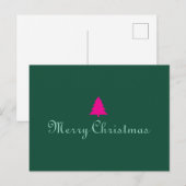 クリスマスのガラス製品 ポストカード (正面/裏面)