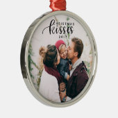 クリスマスのキスのオーナメント メタルオーナメント (右)