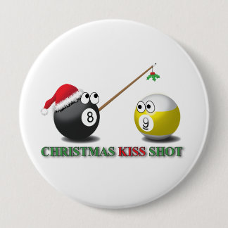 クリスマスのキスの打撃ボタン 缶バッジ