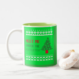 クリスマスのキスをあなたと ツートーンマグカップ