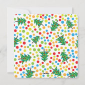 クリスマスのキスミコーンハガキ シーズンカード (裏面)