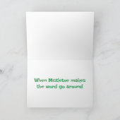 **クリスマスのキス** で世界は回る カード (内部)