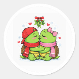 クリスマスのキス ラウンドシール