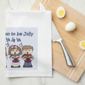 クリスマスのキッチンタオル – カロリング – この季節 キッチンタオル (四つ折り)