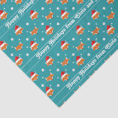 クリスマスのキツネのティッシュペーパー 薄葉紙 (詳細)