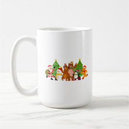 クリスマスのキャラクタークルー コーヒーマグカップ