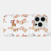 クリスマスのキャラクター携帯ケース iPhoneケース (裏面横)