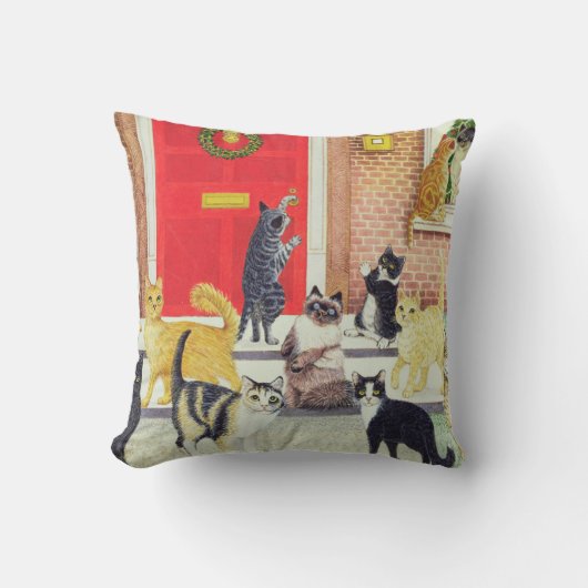 クリスマスのキャロル クッション (正面)