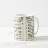 クリスマスのキャロル コーヒーマグカップ (正面右)