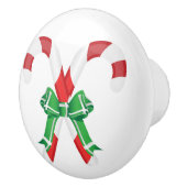 クリスマスのキャンディキャン セラミックノブ (右)