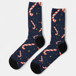 クリスマスのキャンディケインソックス ソックス
