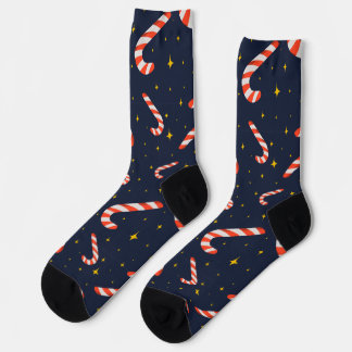 クリスマスのキャンディケインソックス ソックス