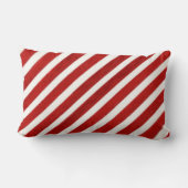 クリスマスのキャンディーキーン休日のパターン枕 ランバークッション (裏面)