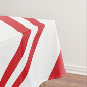 クリスマスのキャンディ・ケーンパターン テーブルクロス (インサイチュ)