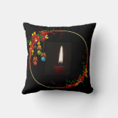 クリスマスのキャンドル クッション (裏面)