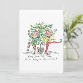 クリスマスのキャンプ 招待状 (スタンド正面)