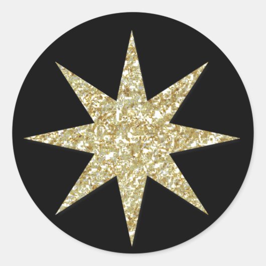 クリスマスのキリスト教の飼い葉桶-円形のステッカー ラウンドシール (正面)