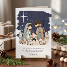 クリスマスのキリスト降誕のシーンと聖書