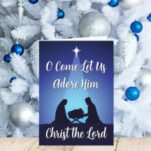 クリスマスのキリスト降誕の場面 キリストは主