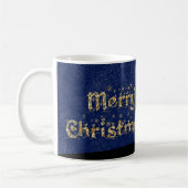 クリスマスのキリスト降誕の場面 宗教的 コーヒーマグカップ (左)