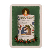 クリスマスのキリスト降誕 マグネット (縦)