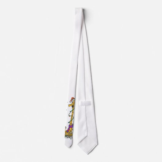 クリスマスのキリン ネクタイ (裏面)