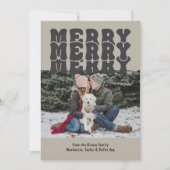 クリスマスのギフトにあなたの写真とメッセージを シーズンカード (正面)