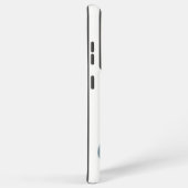 クリスマスのギフトボックスを持つ女の子 SAMSUNG GALAXYケース (右側面)