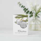 クリスマスのギフト券 割引カード (スタンド正面)