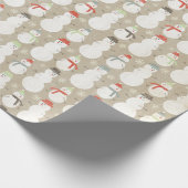 クリスマスのギフト包むこと ラッピングペーパー (角)