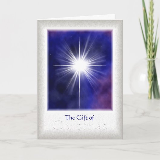 クリスマスのギフト シーズンカード (正面)