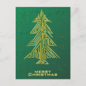 クリスマスのギーク シーズンポストカード (正面)