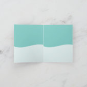 クリスマスのクッキーおよびココアの休日 シーズンカード (内部)