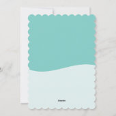 クリスマスのクッキーおよびココア シーズンカード (裏面)