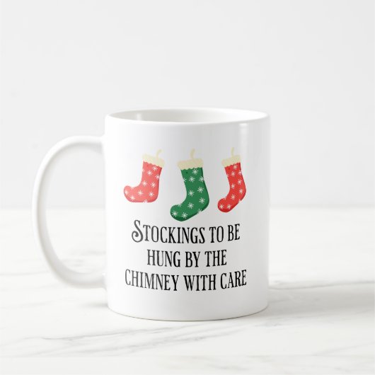 クリスマスのクッキーが最初に目の前の夜 コーヒーマグカップ (左)