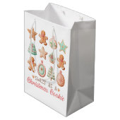 クリスマスのクッキーとして甘い ミディアムペーパーバッグ (裏面アングル)