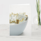 クリスマスのクッキーのカードおよびステッカーのボール シーズンカード (正面)