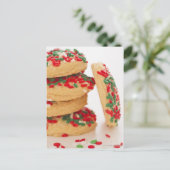 クリスマスのクッキーのスタジオの打撃はとの振りかけます シーズンポストカード (スタンド正面)