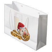 クリスマスのクッキーのブタ ラージペーパーバッグ (正面アングル)