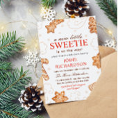 クリスマスのクッキーのベビーシャワーに恋人がいる 招待状
