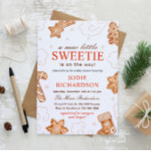 クリスマスのクッキーのベビーシャワーに恋人がいる 招待状