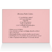 クリスマスのクッキーのレシピカード (内部横(上))