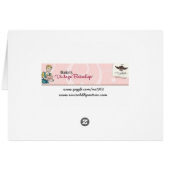 クリスマスのクッキーのレシピカード (裏面横)